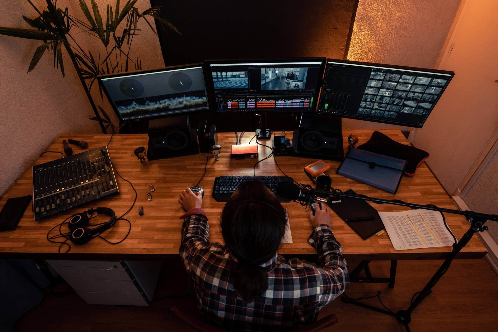 Travail de postproduction vidéo