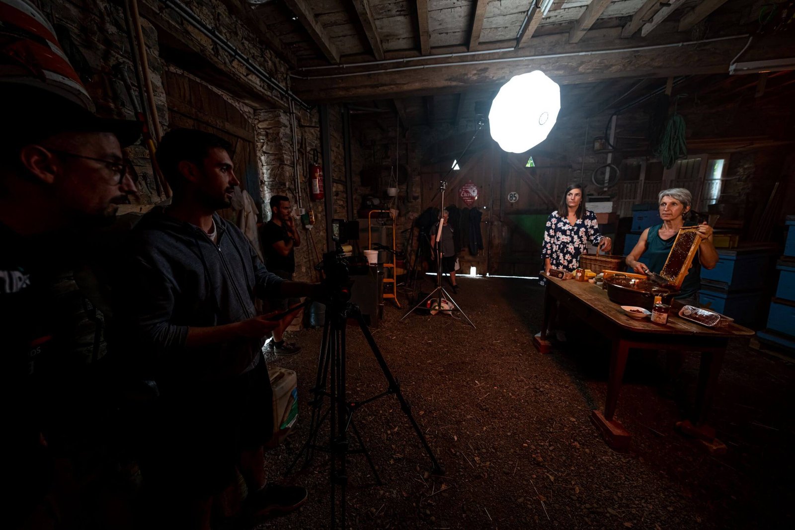 Tournage - Équipe technique en action